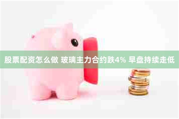 股票配资怎么做 玻璃主力合约跌4% 早盘持续走低